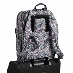 Vera Bradley Women's Signature Cotton XL Campus Backpack, Bonbon Medallion, One Size -Cole Haan Shop 51vd7mKcPEL