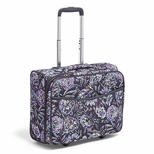 Vera Bradley Women's Softside Rolling Work Bag, Lavender Bouquet 3 Vera Bradley Women's Softside Rolling Work Bag, Lavender Bouquet - Image 3