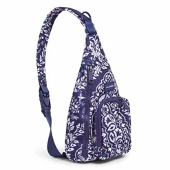 Vera Bradley Recycled Lighten Up Reactive Mini Sling Backpack, Belle Paisley -Cole Haan Shop 51xun8l QGL