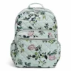 Vera Bradley Performance Twill XL Campus Backpack, Seawater Blooms