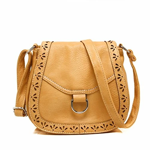 Bibitime Campus Preppy Shoulder Messenger Bag Hollow Clover Cross Body Bag Travel Bag For Holiday 2 Bibitime Campus Preppy Shoulder Messenger Bag Hollow Clover Cross Body Bag Travel Bag For Holiday - Image 2