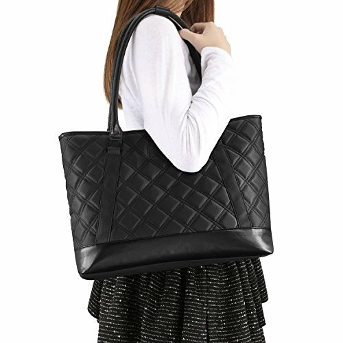 Gonex Women Laptop Tote Bag, Lightweight Nylon 15-15.6 Inches Tablet Handbag Shoulder Bag For 7 Gonex Women Laptop Tote Bag, Lightweight Nylon 15-15.6 Inches Tablet Handbag Shoulder Bag For - Image 7