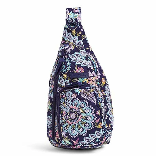 Vera Bradley Women's Signature Cotton Mini Sling Backpack, French Paisley, One Size 1 Vera Bradley Women's Signature Cotton Mini Sling Backpack, French Paisley, One Size