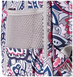 Vera Bradley Women's Recycled Lighten Up Reactive Grand Backpack, Gramercy Paisley, One Size -Cole Haan Shop 610ydyBlakL