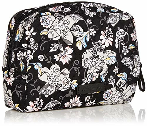Vera Bradley Women's Cotton Medium Cosmetic Makeup Organizer Bag, Holland Garden, One Size 5 Vera Bradley Women's Cotton Medium Cosmetic Makeup Organizer Bag, Holland Garden, One Size - Image 5