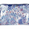 Vera Bradley Women's Clear Beach Cosmetic Fireworks Paisley One Size