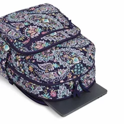 Vera Bradley Women's Signature Cotton Campus Backpack, French Paisley, One Size -Cole Haan Shop 61KRM3lf2xL