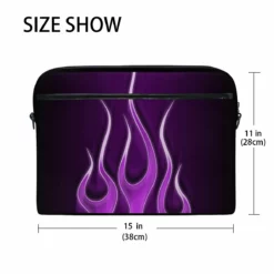 Flames Electric Purple Laptop Case Laptop Shoulder Bag Notebook Sleeve Handbag Computer Tablet Briefcase Carrying Case Cover With Shoulder Strap Handle 14 15inch For Men Women Travel/Business/School -Cole Haan Shop 61RuaUl5PML