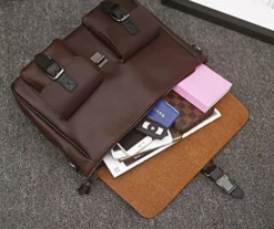 Berchirly Large Capacity Casual Men PU Leather Backpack Messenger Shoulder Bags Daypack Handbag -Cole Haan Shop 61UJinzV 2BCL