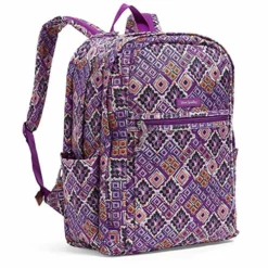 Vera Bradley Women's Lighten Up Grand Backpack, Dream Diamonds -Cole Haan Shop 61WoPy8mNwL