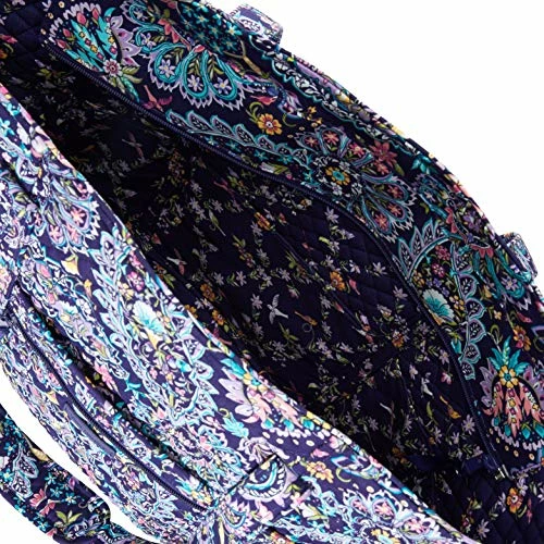 Vera Bradley Cotton Get Carried Away Tote Bag, French Paisley 3 Vera Bradley Cotton Get Carried Away Tote Bag, French Paisley - Image 3