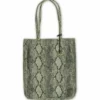 Ecko Unltd. Womens Charmer Tote Handbag Purse, Grey, Small (17 In. - 22 In.)