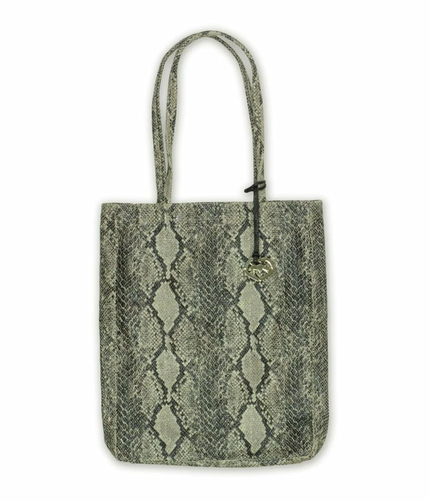 Ecko Unltd. Womens Charmer Tote Handbag Purse, Grey, Small (17 In. - 22 In.) 1 Ecko Unltd. Womens Charmer Tote Handbag Purse, Grey, Small (17 In. - 22 In.)