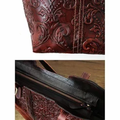 Vintage Leather Handbags Large-capacity Pure Hand-colored Top Layer Leather Big Shopping Bag -Cole Haan Shop 61nnNkJgB7L