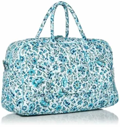 Vera Bradley Cotton Compact Weekender Travel Bag, Cloud Vine -Cole Haan Shop 61pW0W5w7cL