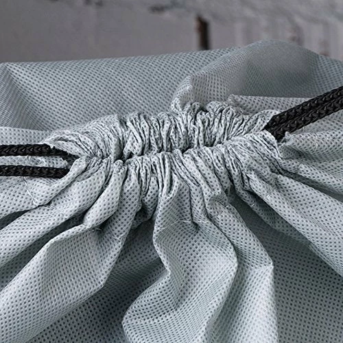 TINTON LIFE Set Of 10 Non-woven 19.7"x19.7" Drawstring Dust Cover Bag With Visual Window For Handbags Purses Shoes(Coffee) 8 TINTON LIFE Set Of 10 Non-woven 19.7"x19.7" Drawstring Dust Cover Bag With Visual Window For Handbags Purses Shoes(Coffee) - Image 8