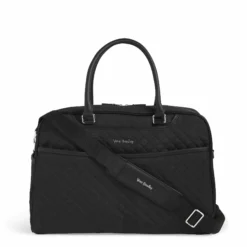 Vera Bradley Iconic Weekender Travel Bag, Microfiber, Classic Black -Cole Haan Shop 71DOX 2B6yB7L ff6577a0 f392 49ef a1f8 89488f6a0220