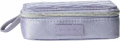 Vera Bradley Women's Iconic Travel Pill Case Lavender Pearl One Size