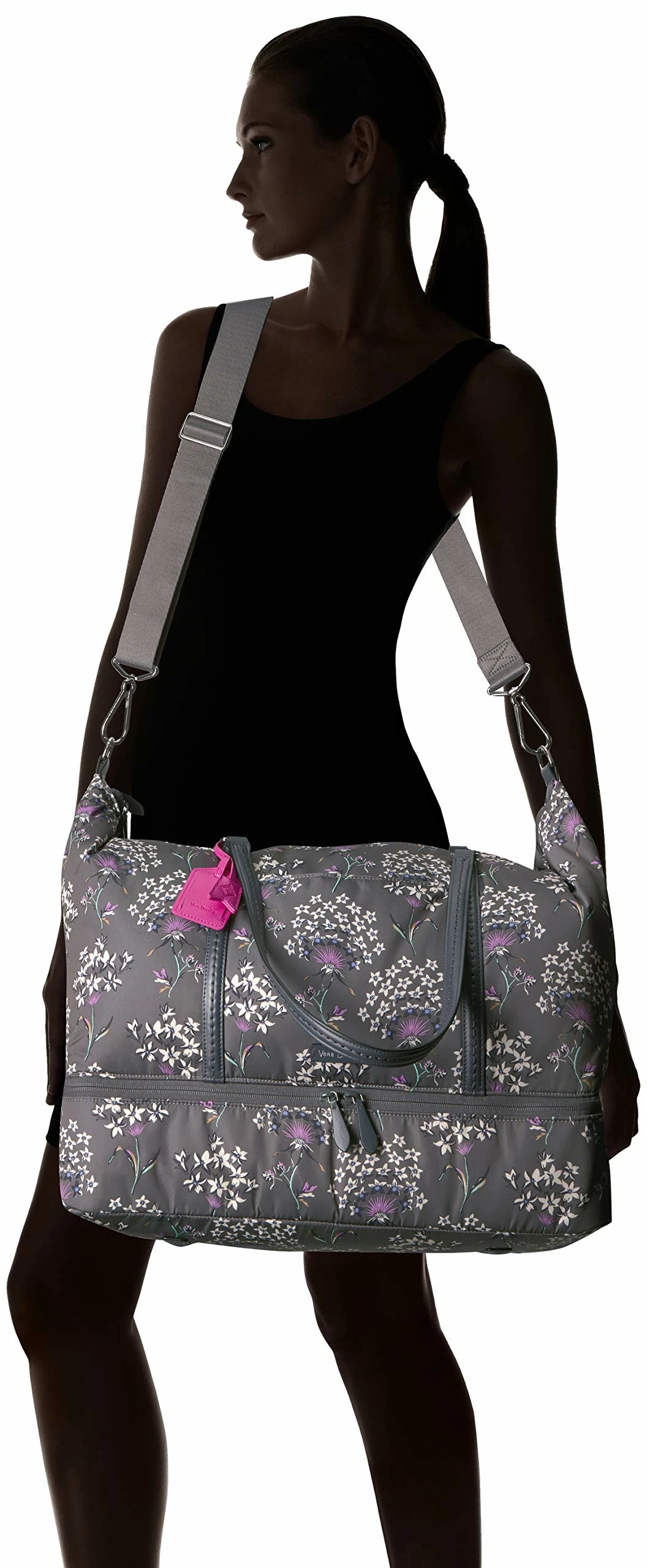 Vera Bradley Women's Midtown Travel Bag, Dandelion Wishes, One Size 2 Vera Bradley Women's Midtown Travel Bag, Dandelion Wishes, One Size - Image 2