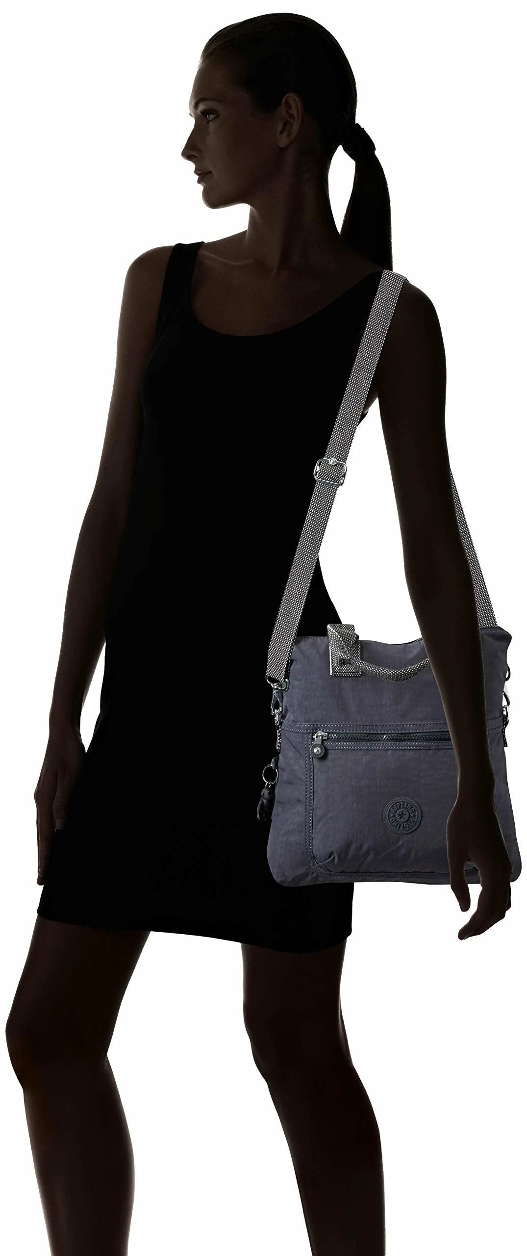 Kipling Eleva Large Handbag, Night Grey 2 Kipling Eleva Large Handbag, Night Grey - Image 2