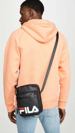 Fila Men's London Crossbody Pouch, Black, One Size -Cole Haan Shop 71tRIaFGvlL