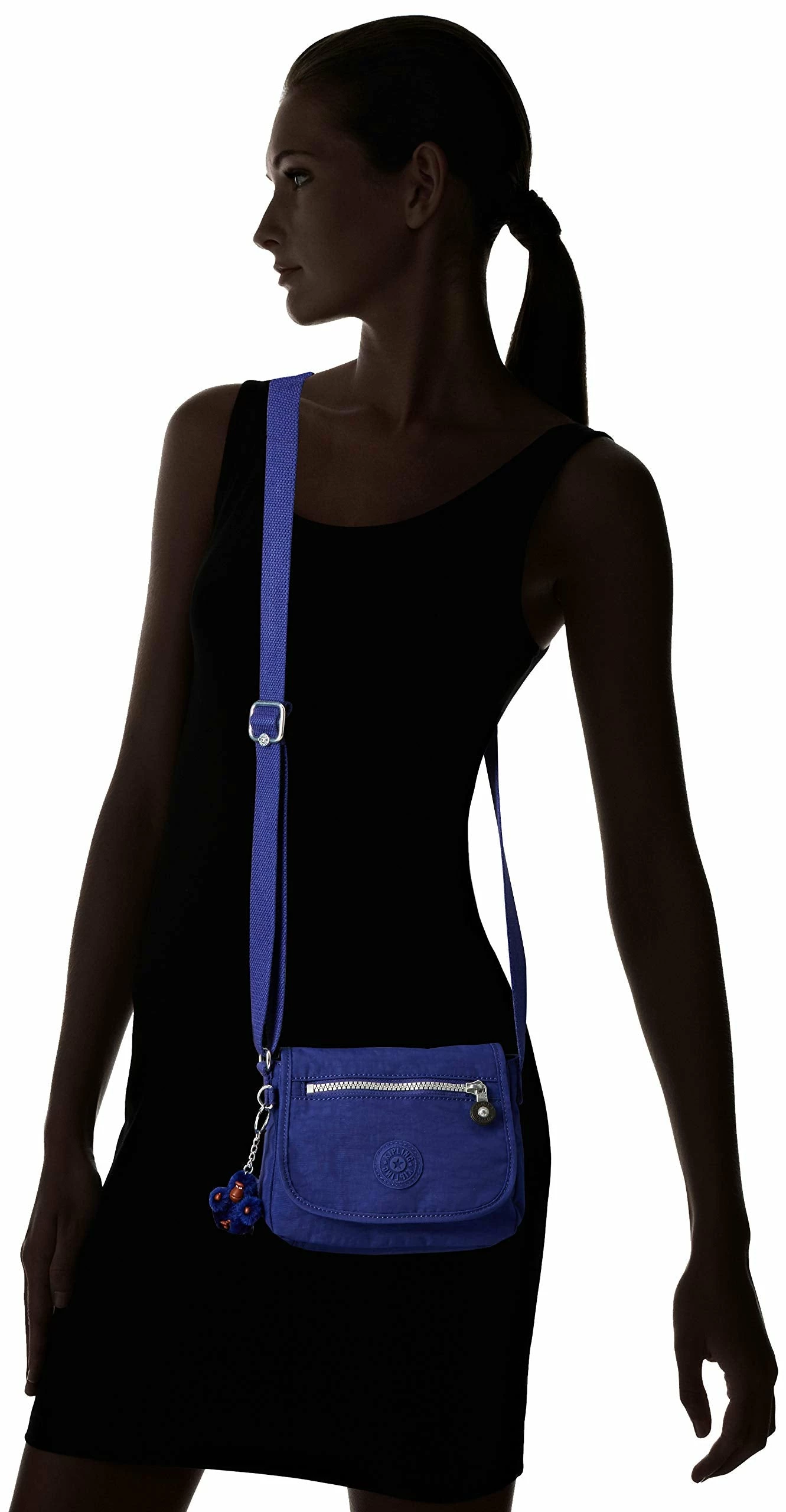 Kipling Womens Sabian Crossbody Mini Bag, Cobalt Dream, One Size 2 Kipling Womens Sabian Crossbody Mini Bag, Cobalt Dream, One Size - Image 2