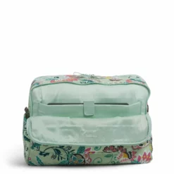 Vera Bradley Signature Cotton Deluxe Weekender, Mint Flowers -Cole Haan Shop 71zW2fOJZ5L
