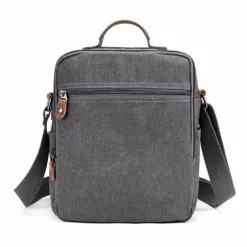 Plambag Canvas Messenger Bag Small Travel School Crossbody Bag Fit IPad Grey -Cole Haan Shop 815mvCLfszL