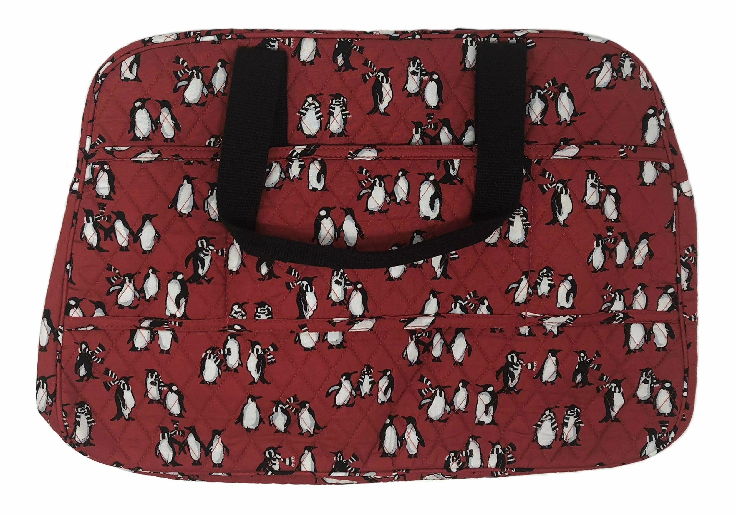 Vera Bradley Medium Traveler Bag In Playful Penguins Blue (Playful Penguins Red) 3 Vera Bradley Medium Traveler Bag In Playful Penguins Blue (Playful Penguins Red) - Image 3