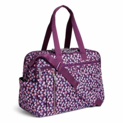 Vera Bradley Women's Lighten Up Weekender, Berry Burst -Cole Haan Shop 81WrdZUftYL