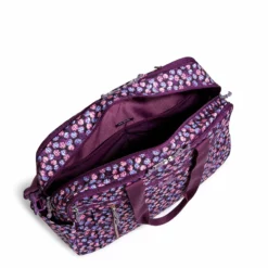 Vera Bradley Women's Lighten Up Weekender, Berry Burst -Cole Haan Shop 81Zvm 2BeA3eL