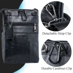 Pofomede Shoulder Bag Men, Small Cross Body Bag Messenger Purse Travel Bag Leather Multi-pocket Crossbody Wallet Satchel Handbag Casual Day Pack Organizer Carrying Bag Hiking Work Outdoor Sports Black 11 Pofomede Shoulder Bag Men, Small Cross Body Bag Messenger Purse Travel Bag Leather Multi-pocket Crossbody Wallet Satchel Handbag Casual Day Pack Organizer Carrying Bag Hiking Work Outdoor Sports Black -Cole Haan Shop 81a4eMiJMrL