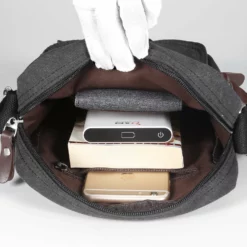 Catmacas Small Vintage Durable Multi-pocket Canvas Shoulder Ipad Messenger Bag Satchel Crossbody Sling Bag Fanny Bag For Men And Women Black 9 Catmacas Small Vintage Durable Multi-pocket Canvas Shoulder Ipad Messenger Bag Satchel Crossbody Sling Bag Fanny Bag For Men And Women Black -Cole Haan Shop 81v2YDHnoLL