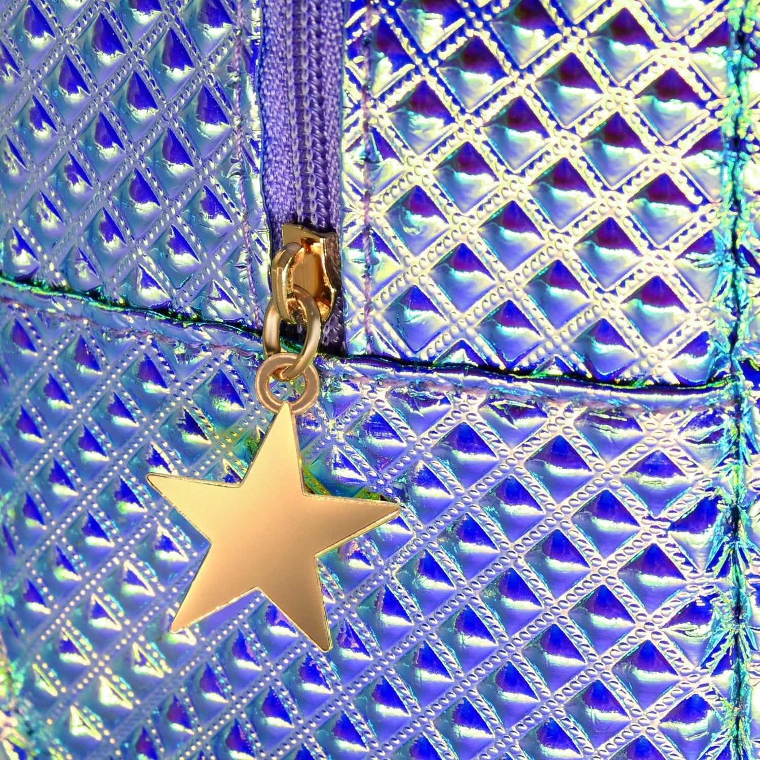 Holographic Cosmetic Bag Makeup Bag Toiletry Travel Bag Handy Large Protable Wash Pouch Waterproof Zipper Handbag Carry Case Organizer Mermaid Makeup Brush Bag(shiny Purple Bag) 5 Holographic Cosmetic Bag Makeup Bag Toiletry Travel Bag Handy Large Protable Wash Pouch Waterproof Zipper Handbag Carry Case Organizer Mermaid Makeup Brush Bag(shiny Purple Bag) - Image 5