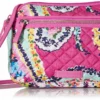Vera Bradley Iconic Rfid Little Crossbody, Signature Cotton,Wildflower Paisley