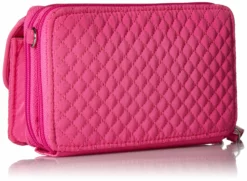 Vera Bradley Microfiber RFID All In One Crossbody, Rose Petal -Cole Haan Shop 91Cs 2BcEEDkL