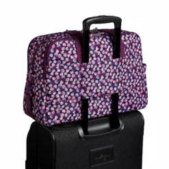 Vera Bradley Women's Lighten Up Weekender, Berry Burst -Cole Haan Shop 91J9N8rSCAL