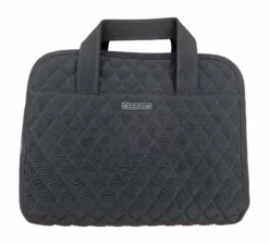 Vera Bradley Hanging Organizer, Classic Black With Light Grey And Black Interior