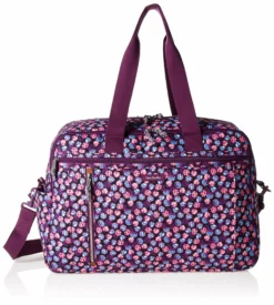 Vera Bradley Women's Lighten Up Weekender, Berry Burst -Cole Haan Shop 91OtGL2NYzL