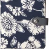 Vera Bradley Women's Midtown RFID Passport Wallet, Midnight Floral, One Size