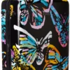 Vera Bradley Hardside Large Spinner, Butterfly Flutter Black