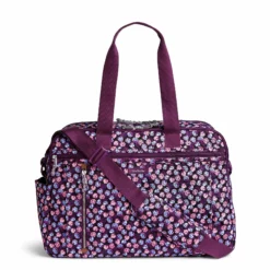 Vera Bradley Women's Lighten Up Weekender, Berry Burst -Cole Haan Shop 91q8Qd5WWHL