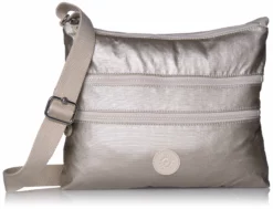 Kipling Women's Alvar Crossbody Bag, Cloud Metal, One Size