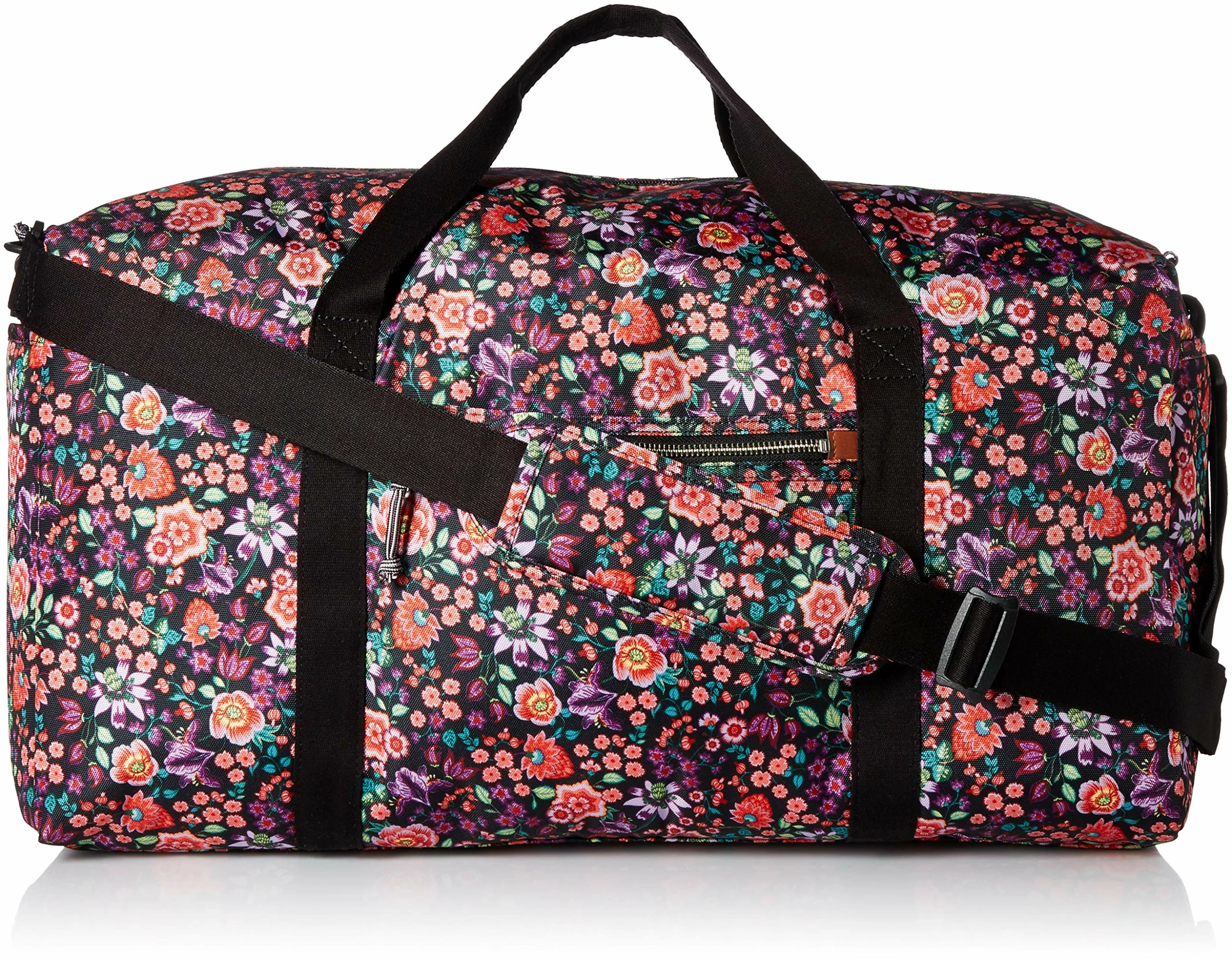 Vera Bradley Lighten Up Large Travel Duffel, Petite Vines 1 Vera Bradley Lighten Up Large Travel Duffel, Petite Vines