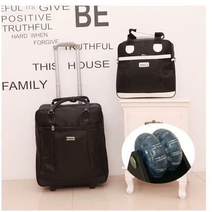 Women Travel Bags Wheels Travel Trolley Bags Sets Travel Handbag Nylon Large Capacity Travel 5 Women Travel Bags Wheels Travel Trolley Bags Sets Travel Handbag Nylon Large Capacity Travel - Image 5