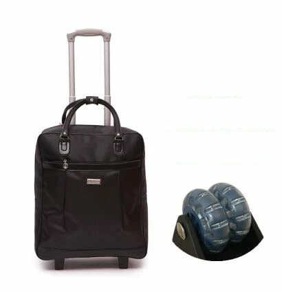 Women Travel Bags Wheels Travel Trolley Bags Sets Travel Handbag Nylon Large Capacity Travel 2 Women Travel Bags Wheels Travel Trolley Bags Sets Travel Handbag Nylon Large Capacity Travel - Image 2