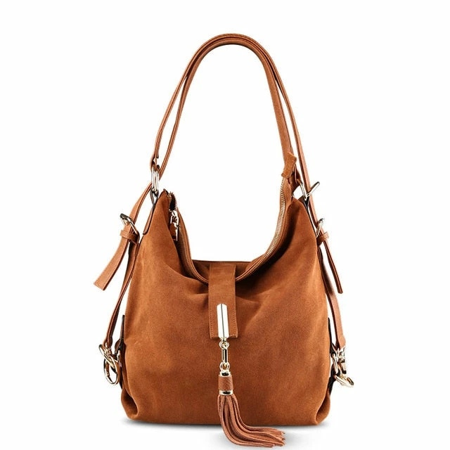 Nico Louise Women Real Split Suede Leather Shoulder Bag Female Leisure Nubuck Casual Handbag Hobo 5 Nico Louise Women Real Split Suede Leather Shoulder Bag Female Leisure Nubuck Casual Handbag Hobo - Image 5