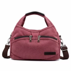 Vintage Canvas Bag Women Handbags Multi-Pocket Hobos Shoulder Bag Female Casual Tote Bag Ladies 10 Vintage Canvas Bag Women Handbags Multi-Pocket Hobos Shoulder Bag Female Casual Tote Bag Ladies -Cole Haan Shop product image 733534227