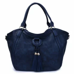 Vintage Knitting Thread Hobos Top Handle Large Capacity Tote Bag Tassel Shoulder Bag Soft Leather -Cole Haan Shop product image 868881254